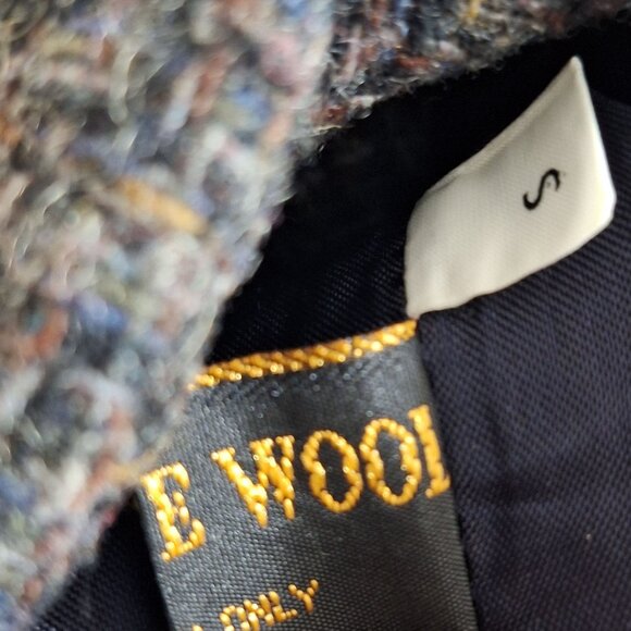 Vintage Giorgio Sant'Angelo Christmas Snowman Tree Wool Zip Vest Small - Picture 5 of 8